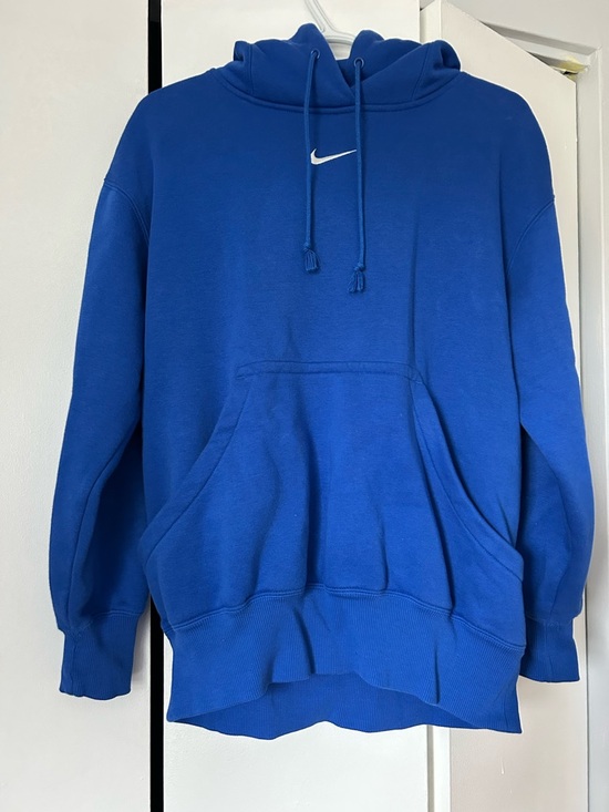 Nike Tops - NIKE SPORTSWEAR PHOENIX FLEECE OVERSIZED PULL OVER HOODIE - BLUE